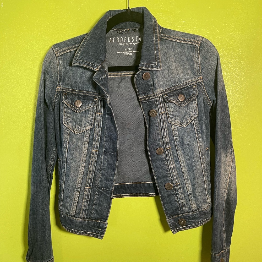 Aeropostale Classic Blue Jean Jacket